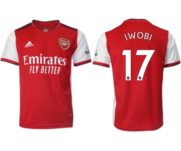 Men 2021-2022 Club Arsenal home aaa version red 17 Soccer Jersey
