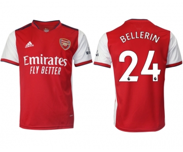 Men 2021-2022 Club Arsenal home aaa version red 24 Soccer Jersey