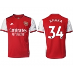 Men 2021-2022 Club Arsenal home aaa version red 34 Soccer Jersey