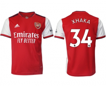 Men 2021-2022 Club Arsenal home aaa version red 34 Soccer Jersey