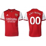 Men 2021-2022 Club Arsenal home aaa version red customized Soccer Jersey