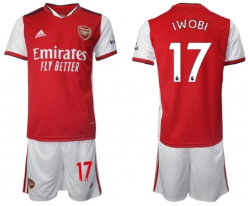 Men 2021-2022 Club Arsenal home red 17 Soccer Jersey