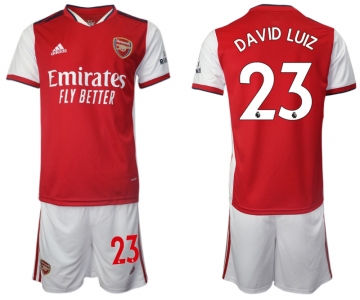 Men 2021-2022 Club Arsenal home red 23 Soccer Jersey