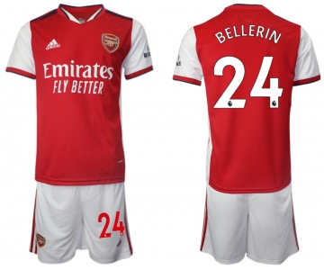 Men 2021-2022 Club Arsenal home red 24 Soccer Jersey