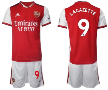 Men 2021-2022 Club Arsenal home red 9 Soccer Jersey