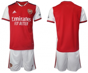 Men 2021-2022 Club Arsenal home red blank Soccer Jersey