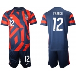 Men 2020-2021 National team United States away 12 blue Nike Soccer Jersey
