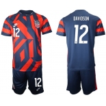 Men 2020-2021 National team United States away 12 blue Nike Soccer Jerseys