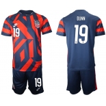 Men 2020-2021 National team United States away 19 blue Nike Soccer Jersey