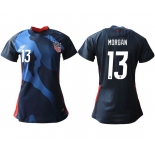 Women 2020-2021 Season National Team America away aaa 13 blue Soccer Jerseys