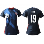Women 2020-2021 Season National Team America away aaa 19 blue Soccer Jerseys