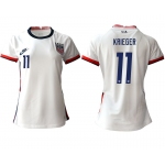 Women 2020-2021 Season National Team America home aaa 11 white Soccer Jerseys
