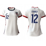 Women 2020-2021 Season National Team America home aaa 12 white Soccer Jerseys1