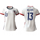 Women 2020-2021 Season National Team America home aaa 13 white Soccer Jerseys1