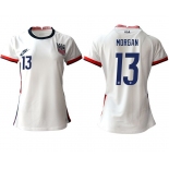 Women 2020-2021 Season National Team America home aaa 13 white Soccer Jerseys
