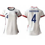 Women 2020-2021 Season National Team America home aaa 4 white Soccer Jerseys