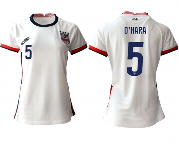 Women 2020-2021 Season National Team America home aaa 5 white Soccer Jerseys