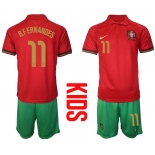 2021 European Cup Portugal home Youth 11 soccer jerseys