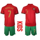 2021 European Cup Portugal home Youth 7 soccer jerseys