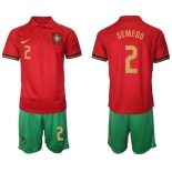 Men 2020-2021 European Cup Portugal home red 2 Nike Soccer Jersey