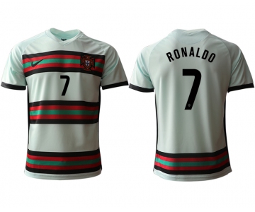 Men 2021 Europe Portugal away AAA version 7 soccer jerseys