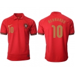 Men 2021 Europe Portugal home AAA version 10 soccer jerseys