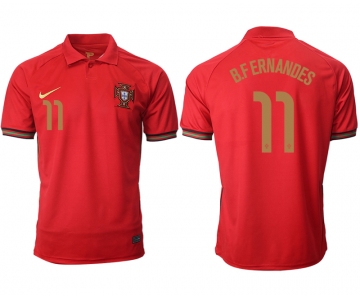 Men 2021 Europe Portugal home AAA version 11 soccer jerseys