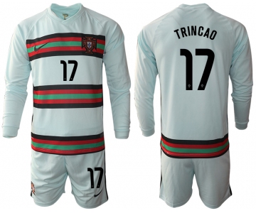 Men 2021 European Cup Portugal away Long sleeve 17 soccer jerseys