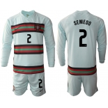 Men 2021 European Cup Portugal away Long sleeve 2 soccer jerseys