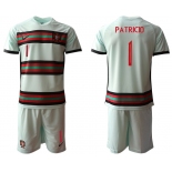 Men 2021 European Cup Portugal away grey 1 Soccer Jersey1