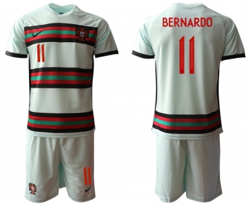 Men 2021 European Cup Portugal away grey 11 Soccer Jersey1