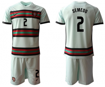 Men 2021 European Cup Portugal away grey 2 Soccer Jersey