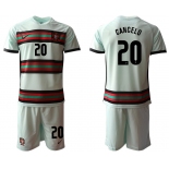 Men 2021 European Cup Portugal away grey 20 Soccer Jersey
