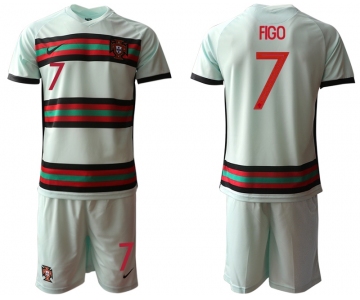Men 2021 European Cup Portugal away grey 7 Soccer Jersey3