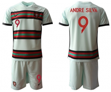 Men 2021 European Cup Portugal away grey 9 Soccer Jersey1