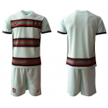 Men 2021 European Cup Portugal away grey Soccer Jersey