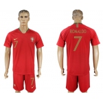 Portugal #7 Ronaldo Home Soccer Country Jersey
