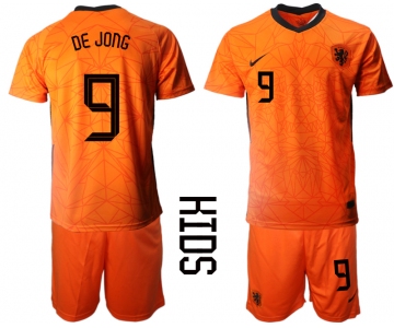 2021 European Cup Netherlands home Youth 9 soccer jerseys