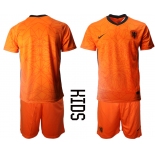 2021 European Cup Netherlands home Youth blank soccer jerseys