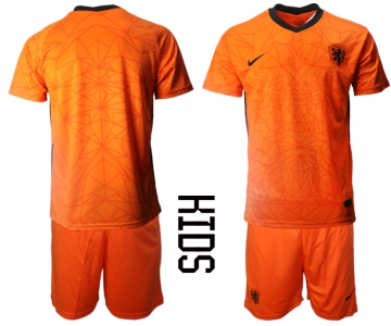 2021 European Cup Netherlands home Youth blank soccer jerseys