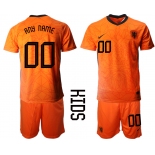 2021 European Cup Netherlands home Youth custom soccer jerseys