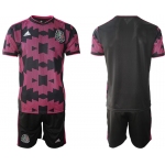 Men 2020-2021 Season National team Mexico home black Soccer Jersey