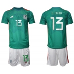 Men's Mexico #13 G.ochoa Green Home Soccer Jersey Suit
