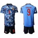 Men 2020-2021 Season National team Japan home blue 9 Soccer Jersey