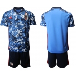 Men 2020-2021 Season National team Japan home blue Soccer Jersey