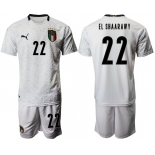 2021 Men Italy away 22 white soccer jerseys
