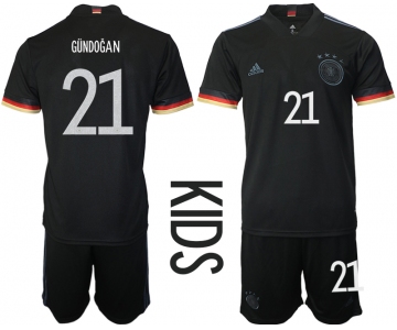 2021 European Cup Germany away Youth 21 soccer jerseys
