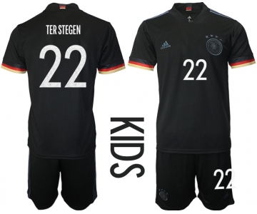 2021 European Cup Germany away Youth 22 soccer jerseys