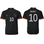 Men 2021 Europe Germany away AAA version 10 soccer jerseys