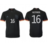 Men 2021 Europe Germany away AAA version 16 black soccer jerseys